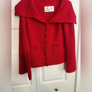 Laureate Lane Anthropology cozy button up sweater size small